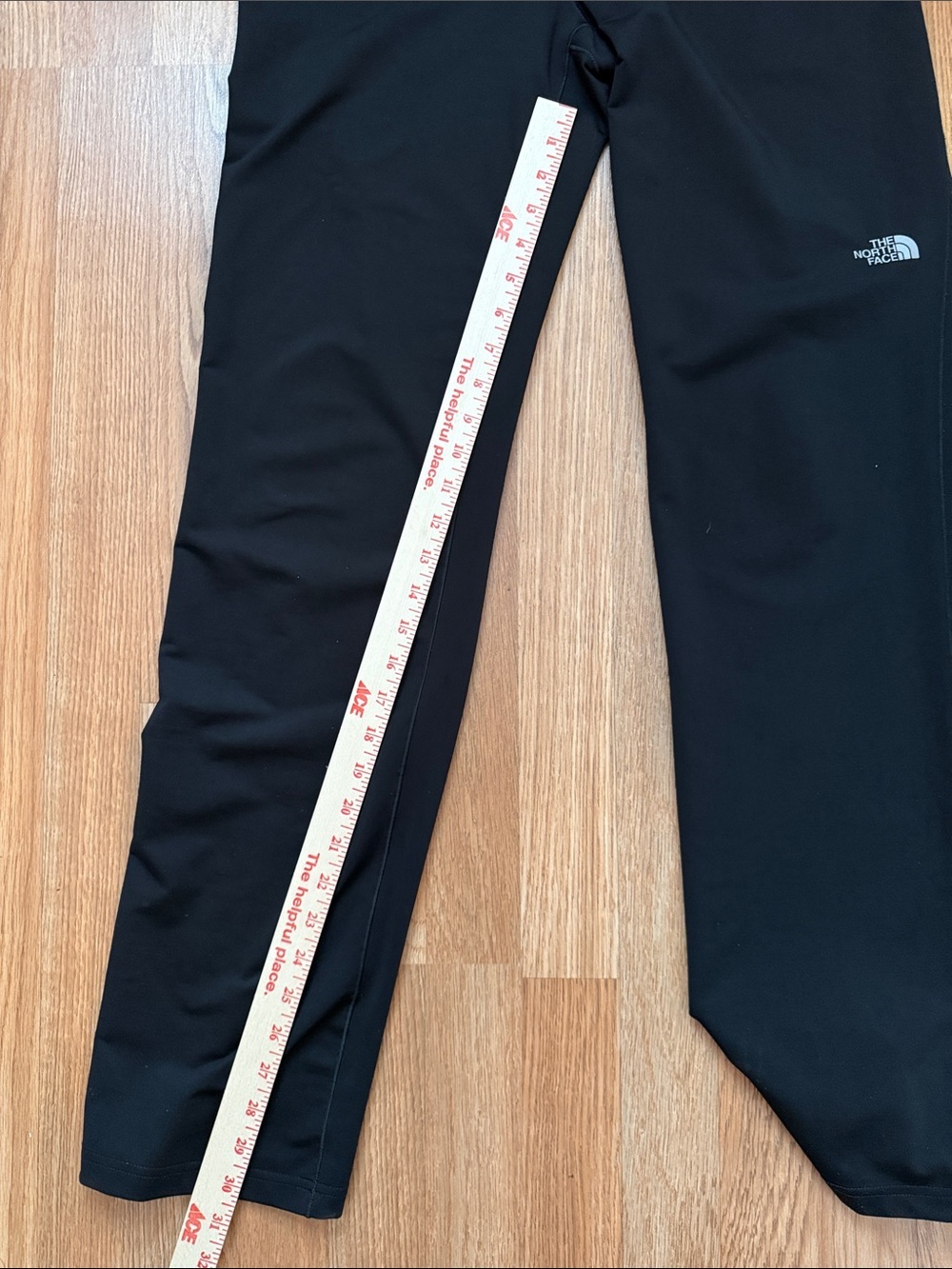 The North Face Black Workout Pants with Reflective Trim - Picture 8 of 8